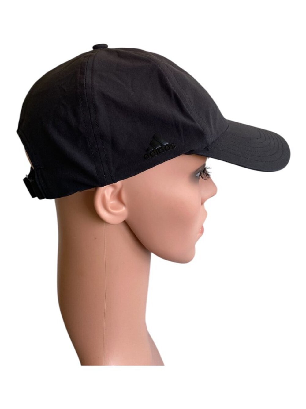 Adidas Black Lightweight Running Hat OSFW Adjustable Cap One Size Fits Women